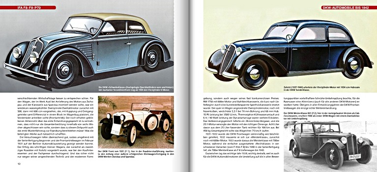 Bladzijden uit het boek IFA F8, F9, P70 - Serienmodelle seit 1948 (1)