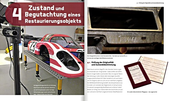 Pages du livre Porsche - Restaurierung (1)