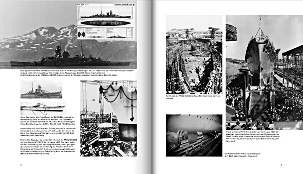 Pages of the book Prinz Eugen - Die Geschichte des legendaren Kreuzers (1)