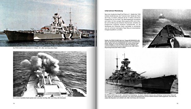 Pages of the book Prinz Eugen - Die Geschichte des legendaren Kreuzers (2)