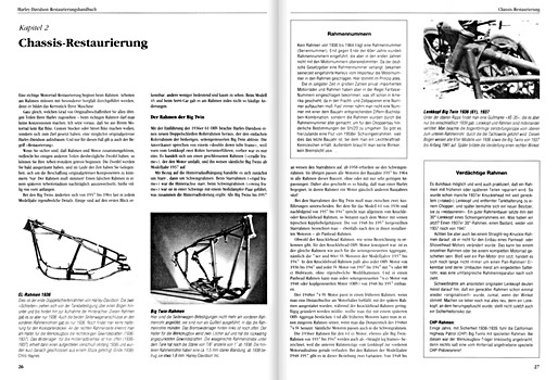 Seiten aus dem Buch Harley-Davidson Modelle (1937-1964): Restaurierung (1)