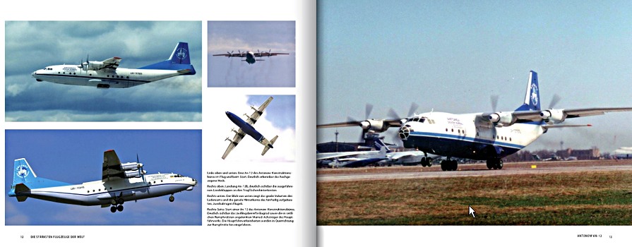 Bladzijden uit het boek Die stärksten Flugzeuge der Welt (1)