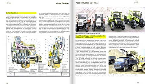 Pages of the book MB-Trac - Alle Modelle, alle Daten, alle Fakten (1)