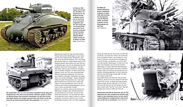 Bladzijden uit het boek M4 Sherman - Entwicklung, Technik, Einsatz (1)