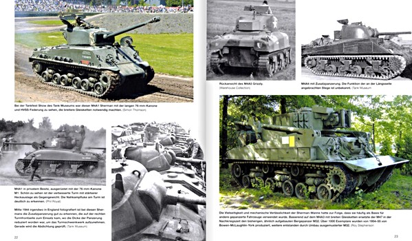 Pages of the book M4 Sherman - Entwicklung, Technik, Einsatz (2)