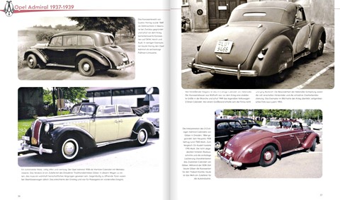 Seiten aus dem Buch Die Grossen Opel - Kapitan, Admiral, Diplomat, Monza (2)