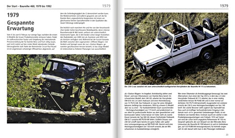 Strony książki Mercedes-Benz G-Klasse - Seit 40 Jahren (1)
