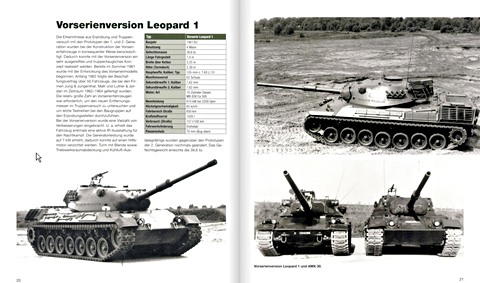 Seiten aus dem Buch Kampfpanzer Leopard 1 - Entwicklung, Serie (1)