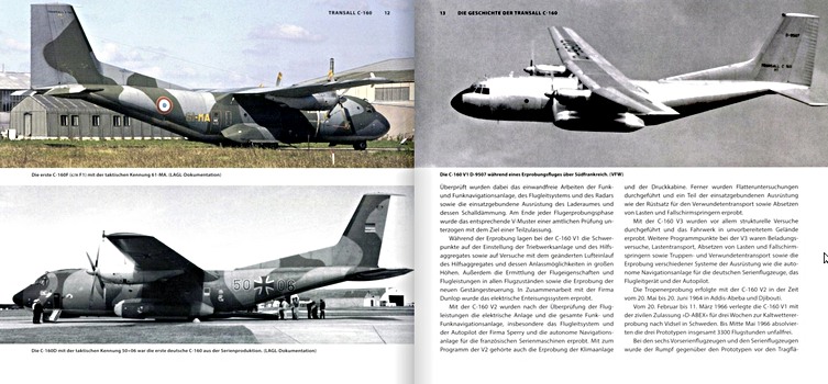 Bladzijden uit het boek C-160 Transall (1)