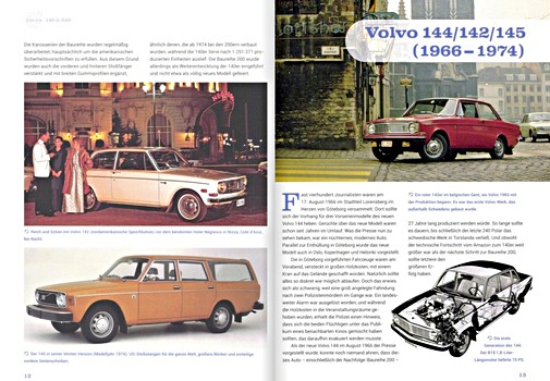 Strony książki Volvo 140 & 240 - Schwedens Klassiker (1)