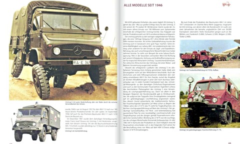 Pages of the book Unimog - Alle Typen, Modelle, Daten seit 1946 (1)