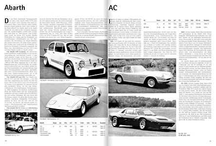 Pages du livre Alle Autos der 70er Jahre (1)