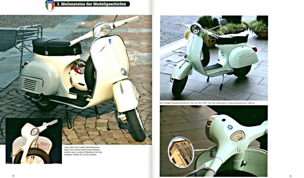 Pages du livre Vespa Granturismo - Die großen Vespas: GT, GTS und GTV (1)