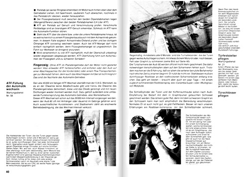 Pages of the book [JH 086] Audi 80 - Benziner (8/1978-8/1986) (1)