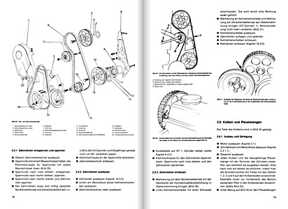Páginas del libro VW Golf, Scirocco - 1.5 und 1.6 Liter Motoren (9/1979-8/1980) - Bucheli Reparaturanleitung (1)