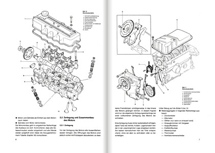 Páginas del libro Mazda 323 - 1100, 1300, 1500, 1500 GT (ab 6/1980) - Bucheli Reparaturanleitung (1)