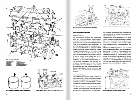 Pages of the book [0634] VW Golf, Scirocco - 1500 / 1600 (ab 9/80) (1)