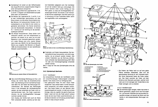 Pages of the book [0833] VW Passat - 4- Zyl Benziner (1981-1986) (1)