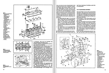 Páginas del libro Audi 80 - Vierzylindermodelle - 1.6, 1.8 und 1.9 Liter, inkl. Quattro (ab 9/1986) - Bucheli Reparaturanleitung (1)