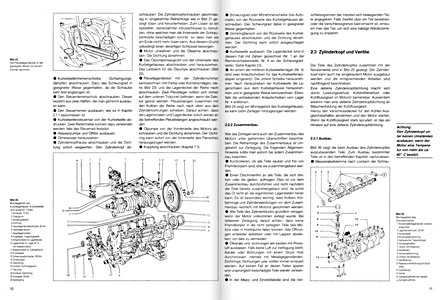 Páginas del libro Audi 90 - Fünfzylindermodelle - 2.0 und 2.2 Liter, inkl. Quattro (ab 5/1987) - Bucheli Reparaturanleitung (1)