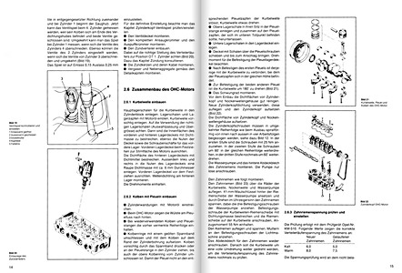 Páginas del libro Opel Kadett D - 12 N, 12 S, 13 N, 13 S, 16 S, 18 E (9/1981-1984) - Bucheli Reparaturanleitung (1)