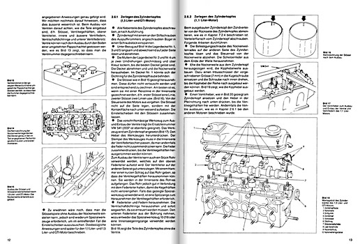 Pages of the book [0985] VW Golf, Scirocco 1.1/1.5/1.6 (10/77-8/79) (1)