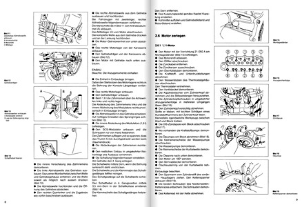 Páginas del libro Ford Fiesta - Benzin- und Diesel-Motoren (ab 04/1988) - Bucheli Reparaturanleitung (1)