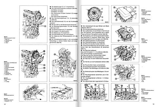 Seiten aus dem Buch [1080] Peugeot 405 - Benzinmotoren (5/1987-1992) (1)