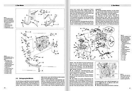 Páginas del libro Nissan Sunny / 100 NX (1989-1994) - Bucheli Reparaturanleitung (1)