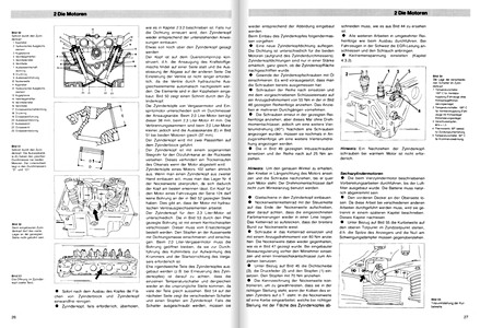 Páginas del libro Mercedes 200, 230, 260, 300 (Serie W124) - Vier- und Sechszylindermotoren (1985-1992) - Bucheli Reparaturanleitung (1)