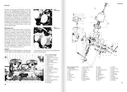 Páginas del libro Volvo 121, 122 S, 123 GT / 142, 144 / P 1800 S - Bucheli Reparaturanleitung (1)