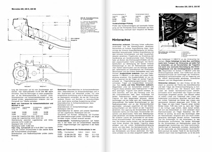 Páginas del libro Mercedes-Benz Typ 220 b, 220 Sb, 220 SEb (W111) (1959-1965) (Band 2/2) - Bucheli Reparaturanleitung (1)