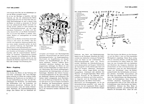 Pages of the book [0046] Fiat 600 und 600 D (1955-1969) (1)