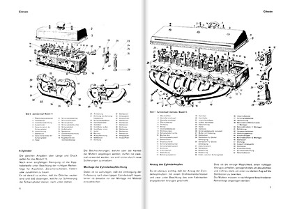 Páginas del libro Citroën Rosalie 10 CV, 15 CV (1932-1938) - Bucheli Reparaturanleitung (1)