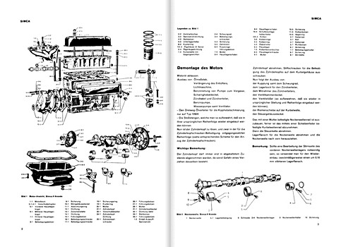 Strony książki [0047] Simca Aronde 1200 (51-55), 1300 (56-58) (1)