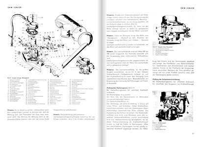 Páginas del libro DKW Junior (1959-1963), F 12 (1963-1965) - Bucheli Reparaturanleitung (1)