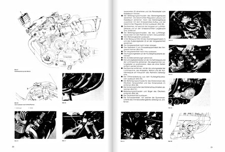 Pages du livre Yamaha XJ 900 (1982-1994) - Bucheli Reparaturanleitung (1)