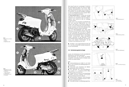 Seiten aus dem Buch [5209] Piaggio Sfera 125/Vespa ET 4 ab Baujahr 1996 (1)