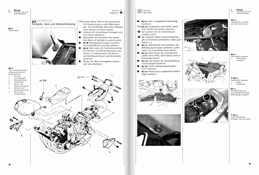 Seiten aus dem Buch [5235] Yamaha XJR1200 (ab 95)/XJR1300/SP (ab 99) (1)