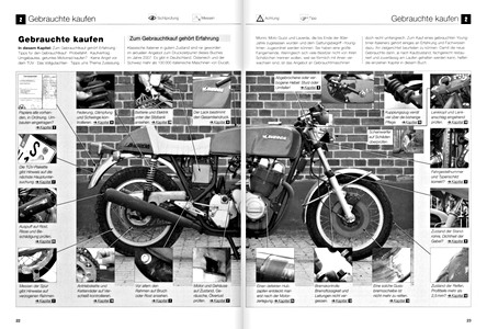 Páginas del libro Italiener: Ducati, Morini, Moto-Guzzi, Laverda - Reparieren und Restaurieren von italienischen Youngtimern (Bucheli Technik-Sonderband) (1)