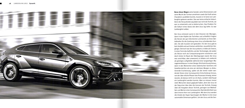 Páginas del libro Lamborghini Urus - Der Supersportwagen unter den SUV (2)