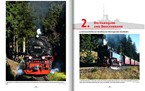 Bladzijden uit het boek Durch den Harz auf schmaler Spur (1)