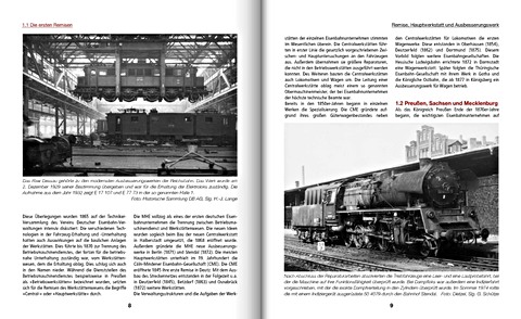 Strony książki Reichsbahnausbesserungswerke der DDR (2)