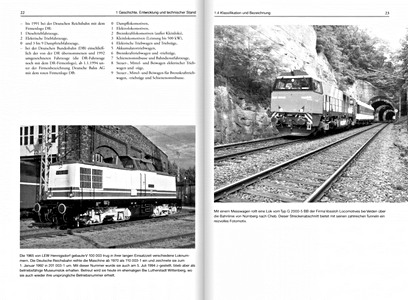 Strony książki Die Diesellokomotive - Aufbau, Technik, Auslegung (1)