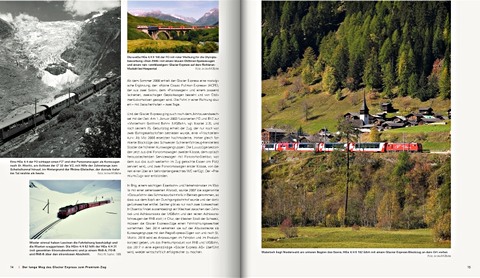 Seiten aus dem Buch Glacier Express - Der langsamste Schnellzug der Welt (1)