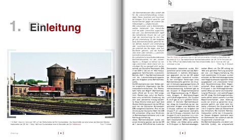 Bladzijden uit het boek Bahnbetriebswerke der DDR (1)