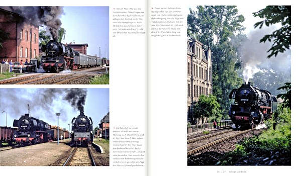 Pages du livre Reichsbahn-Dampf - zwischen Wende und Bahnreform (1)