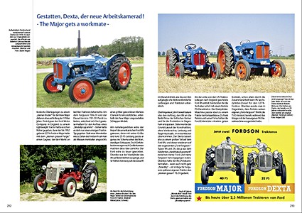 Seiten aus dem Buch Traktoren von Fordson & Ford (1) 1917-1964 (2)