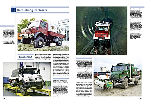 Bladzijden uit het boek Unimog - Weltweit im Einsatz (1)