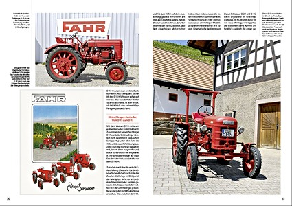 Bladzijden uit het boek Fahr Traktoren 1938 - 1961 (1)